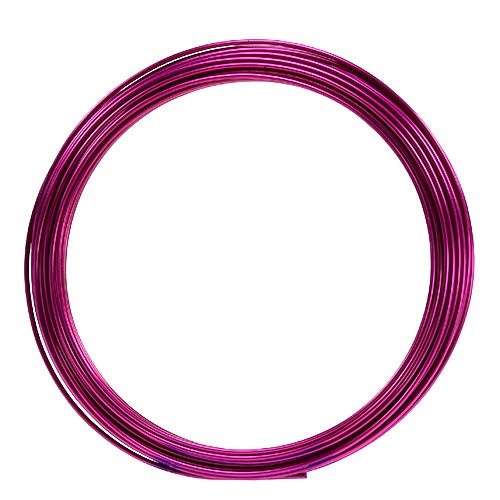 Floristik24 Fil aluminium 2mm 100g rose