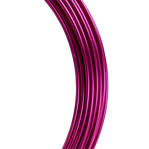 Article Fil d&#39;aluminium 2mm 100g rose