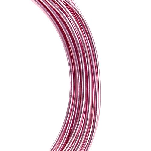 Article Fil d'aluminium 2mm 100g rose