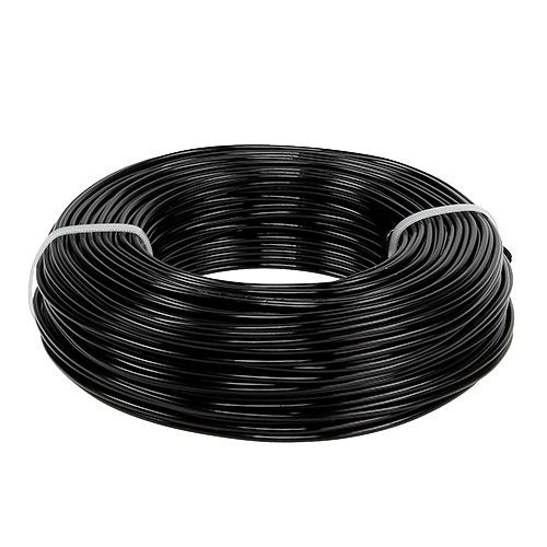 Floristik24 Fil aluminium Ø2mm 500g 60m Noir