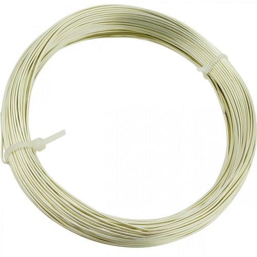 Article Fil aluminium Ø1mm fil bijoux champagne rond 120g
