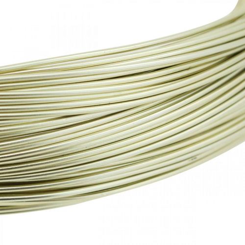 Article Fil aluminium Ø1mm fil bijoux champagne rond 120g