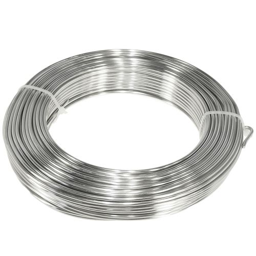 Fil d&#39;aluminium fil décoratif fil artisanal argent Ø3mm 1kg