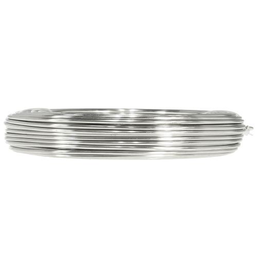 Article Fil d'aluminium fil décoratif fil artisanal argent Ø3mm 1kg