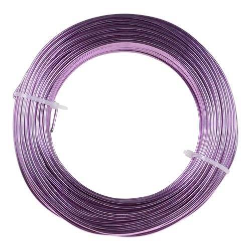 Article Fil aluminium violet Ø2mm fil bijoux lavande rond 500g 60m