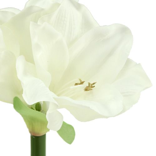 Article Amaryllis artificiel 60cm blanc