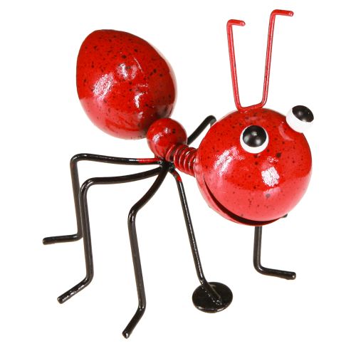 Floristik24 Figurines décoratives en métal avec aimant en forme de fourmi 11 × 8,5 × 10 cm 4 pièces