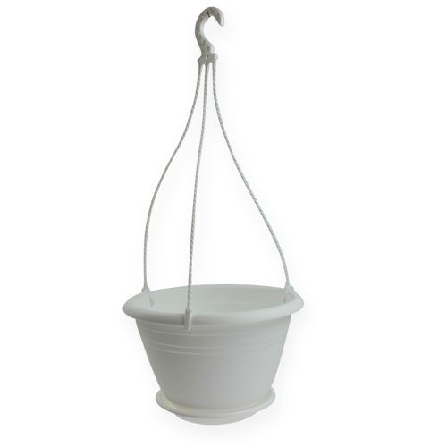 Article Panier suspendu Galicia Ø30cm blanc
