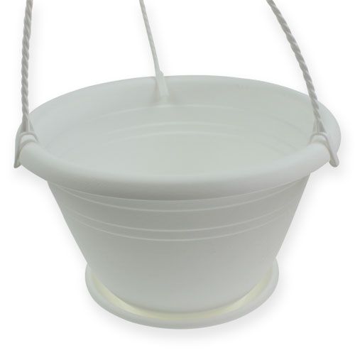 Article Panier suspendu Galicia Ø30cm blanc