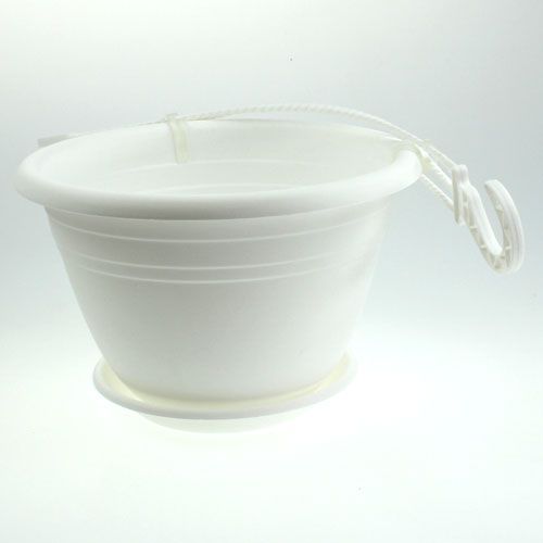 Article Panier suspendu Galicia Ø30cm blanc