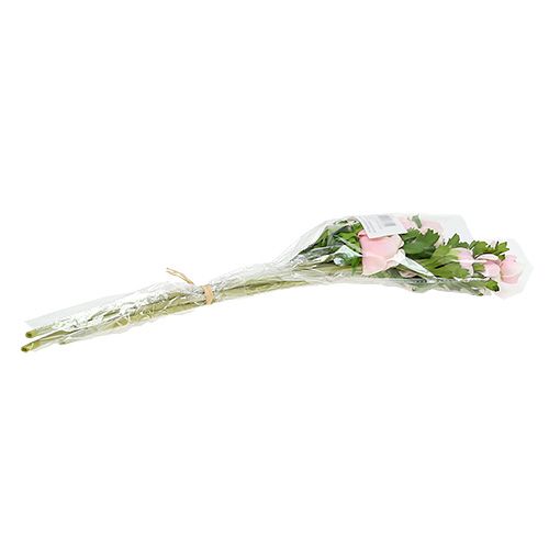 Floristik24 Anémone artificielle rose 6pcs