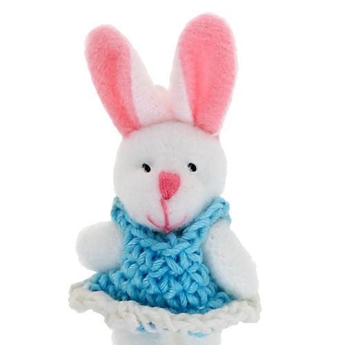 Suspension lapin 5,5 cm bleu 9 p.