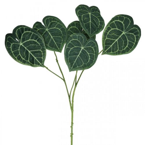 Feuilles d&#39;Anthurium Artificielles Fausse Plante Verte 96cm