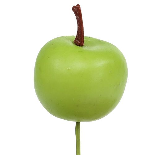 Floristik24 Pomme mini verte Ø3.5cm 36p