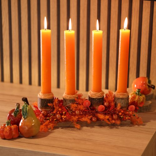 Article Ensemble de fruits artificiels (pomme et poire) décoratif, automne, 12 cm, 3 pièces