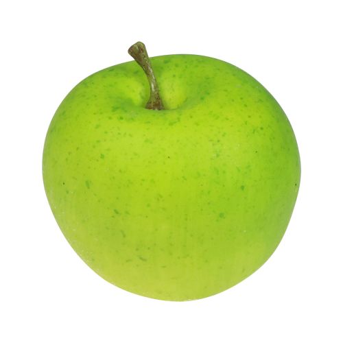 Floristik24 Déco vert pomme, fruit décoratif, mannequin alimentaire Ø6,5cm