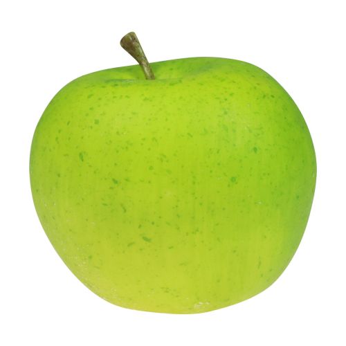 Floristik24 Déco vert pomme, fruit décoratif, mannequin alimentaire Ø6,5cm