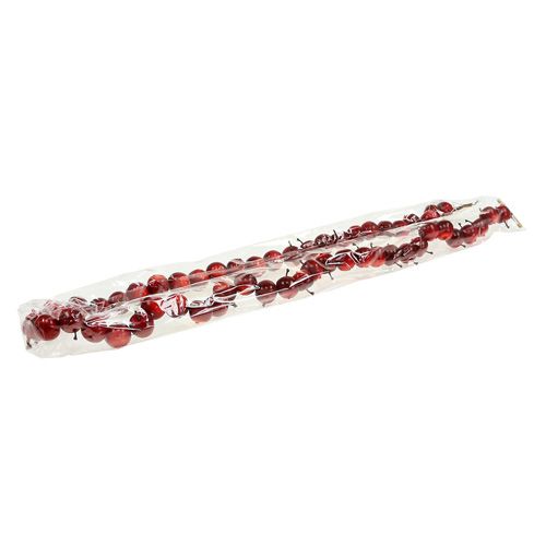 Floristik24 Guirlande pomme rouge L 110cm