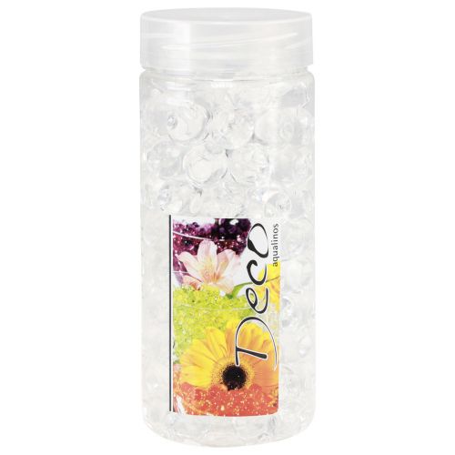 Aqualinos Aqua Pearls Perles d'eau décoratives pour plantes transparentes 15-18 mm 500 ml
