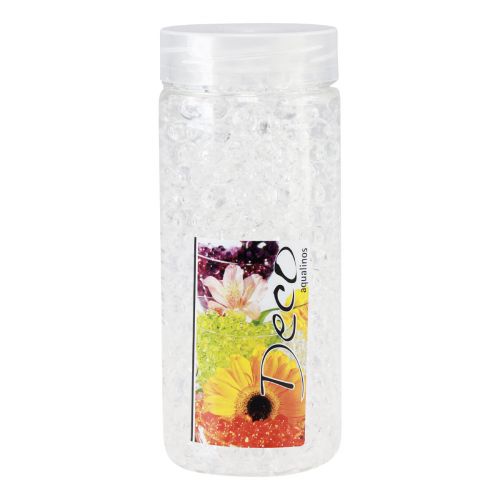 Aqualinos Aqua Pearls Perles d&#39;eau décoratives pour plantes transparentes 8-12 mm 500 ml