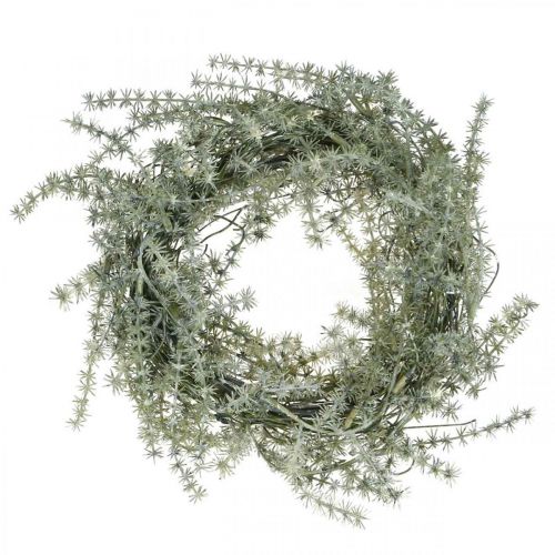 Article Couronne de mélèze couronne décorative artificielle givré hiver Ø20cm