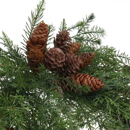 Branches De Pin Artificielles Enneigées - 24 Tiges De 28cm - Décoration Noël Pour Couronnes, Guirlandes, DIY