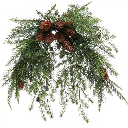 6 Branches décoratives - Rameaux de sapin - Art floral - 7,7 et 9,5 cm