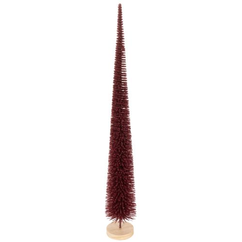 Sapin de Noël décoratif, silhouette fine sur socle en bois, 60 cm acheter | Floristik24.be