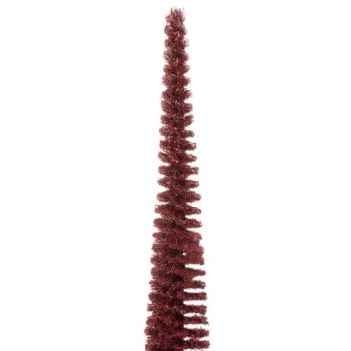 Sapin de Noël décoratif, silhouette fine sur socle en bois, 60 cm | Floristik24.be