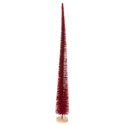 Sapin de Noël décoratif moderne et fin sur socle en bois, 80 cm acheter | Floristik24.be
