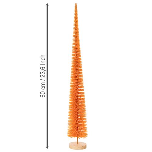 Décoration de sapin de Noël artificiel sur socle en bois, 60 cm | Floristik24.be