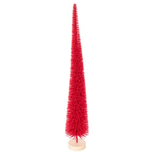 Sapin de Noël décoratif étroit, sapin de Noël artificiel sur socle en bois, 40 cm, 3 pièces