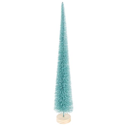 Sapin de Noël artificiel, fin, avec base en bois, 40 cm