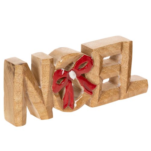 Inscription « Noël » avec nœud, décoration de Noël, 18 cm acheter | Floristik24.be