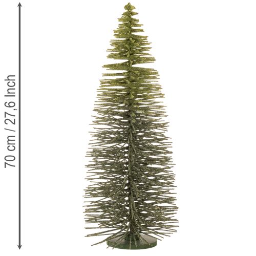 Sapin de Noël artificiel vert pour décoration hivernale, 70 cm | Floristik24.be