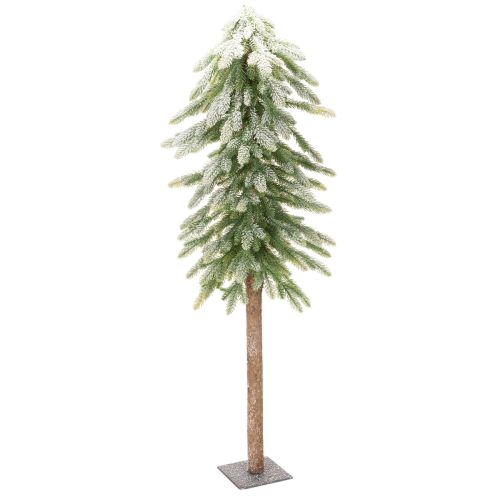 Sapin artificiel décoré de neige, hiver et Noël, 95 cm