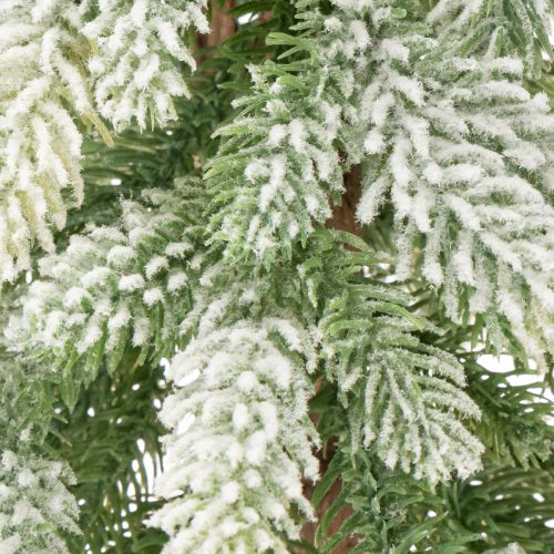 Sapin artificiel décoré de neige, hiver et Noël, 95 cm | Floristik24.be