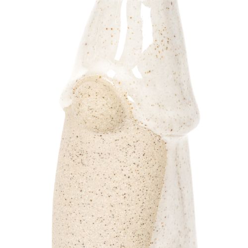 Figurine décorative de gnome, céramique légère, style scandinave, 18 cm, lot de 3 | Floristik24.be