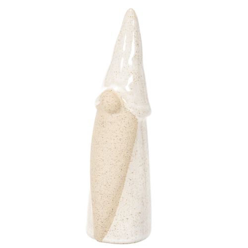 Figurine décorative de gnome, céramique légère, style scandinave, 18 cm, lot de 3 | Floristik24.be