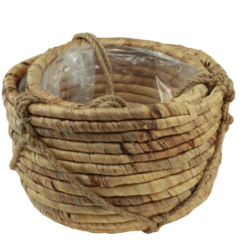 Floristik24 Panier à suspendre jacinthe d&#39;eau naturel 25/31cm lot de 2