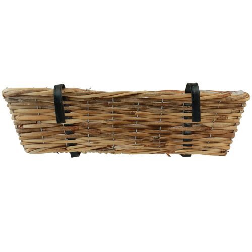 Article Jardinière de balcon jardinière à suspendre en rotin naturel L51cm