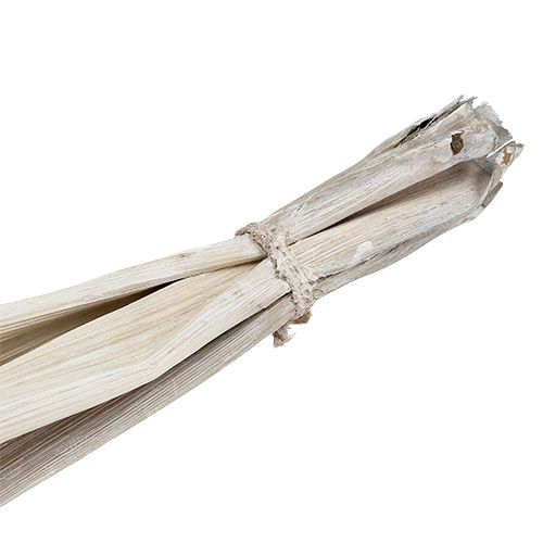 Floristik24 Feuille de bananier décor naturel délavé blanc 66cm