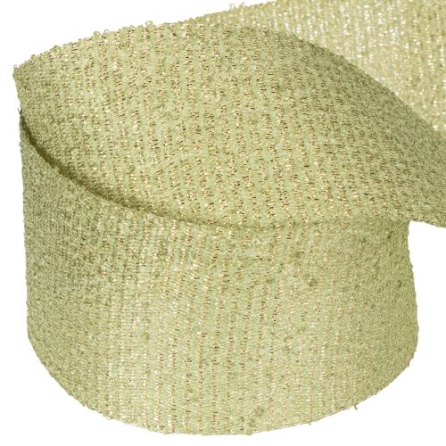 Ruban décoratif à paillettes, large ruban pour emballage cadeau, 55 mm de large, 15 m de long | Floristik24.be