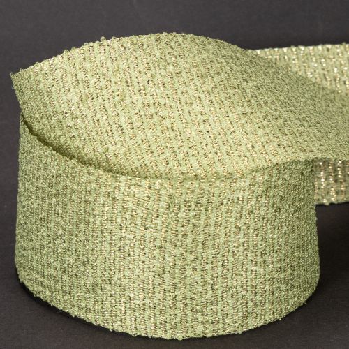 Ruban décoratif à paillettes, large ruban pour emballage cadeau, 55 mm de large, 15 m de long | Floristik24.be