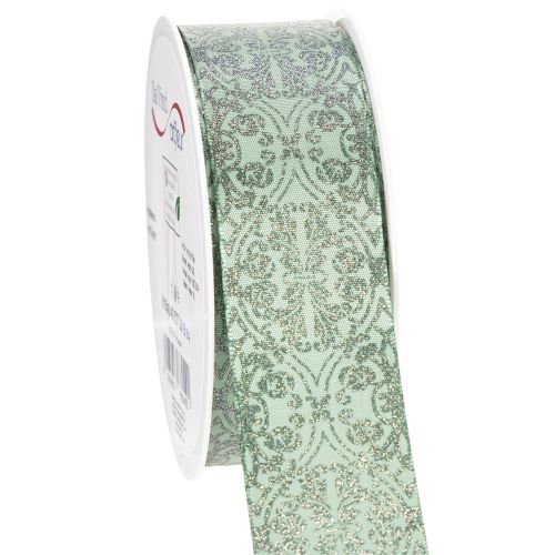 Ruban cadeau à motif classique pour nœuds et décoration, 40 mm x 15 m