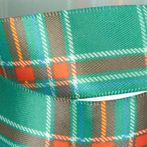 Ruban cadeau, motif à carreaux, tartan écossais, 25 mm, 20 m | Floristik24.be