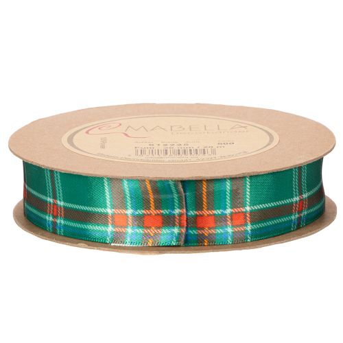 Ruban cadeau, motif à carreaux, tartan écossais, 25 mm, 20 m | Floristik24.be