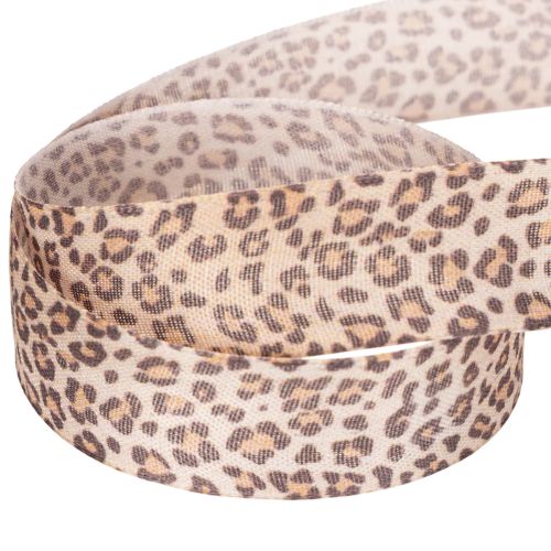 Ruban cadeau à motif léopard,