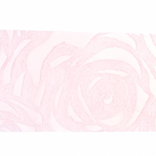 Article Ruban déco roses large rose 63mm 20m