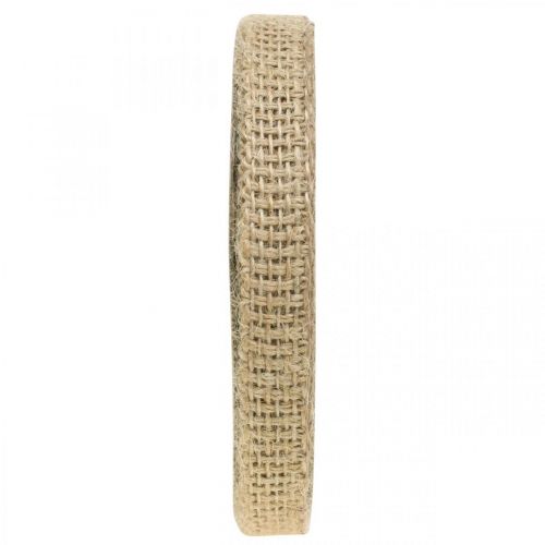 Article Ruban déco jute nature 12mm Ruban jute déco rustique 10m